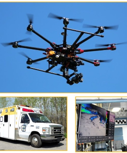 Utilisation de drones pour différents services municipaux